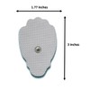 TENS/EMS Unit 20 Snap Tens Unit Electrode Pads Large Premium