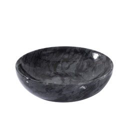 CM CHIC MONDAY 4.72 Inch Small Decorative Bowls, Natural Marble Decorative Bowls for Home Decor, Key Bowl, Coffee Tables Centerpiece, Soap Serving Bowl, Incense Burner, Smudge Bowl