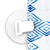 4 PCS Shower Curtain Clips, Shower Windproof Splash Guard -