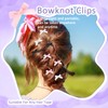 YUXIANLB Bow Hair Clips Mini Bowknot Bows Braided Clips in