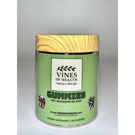 Vines of Health Fresh Sea Moss Gummies - 30 Day Supply - All Natural