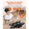 Happybuy Electric Drum Set, 7 Pads, Roll-up Electronic Drum Practice
