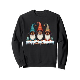 Funny Dachshund Dog Gnomies Christmas Gnome Womens Mens Kids Sweatshirt