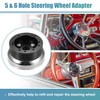 QUARKZMAN 5 & 6 Hole Steering Wheel Hub Adapter for