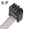 sourcing map Pack of 5 IDC 6 Pin Male Ribbon