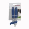 Fackelmann 670444 Ouvre-boîtes Dosenöffner, Edelstahl Kunststoff, Blau/Grau