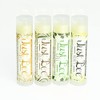 Just Bee Lip Balm (Peppermint, Honey, Citrus, Vanilla, 4 pack)