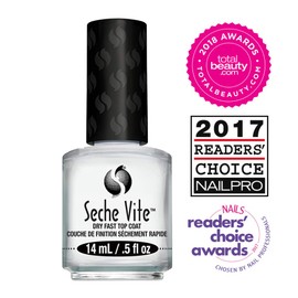 Seche Vite Dry Fast Top Coat Boxed 0.5oz (2 Pack) by Seche