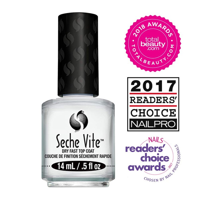Seche Vite Dry Fast Top Coat Boxed 0.5oz (2 Pack)