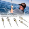5pcs LED Octopus Hook Strong Penetration High Carbon Steel Electronic