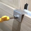 Window Frame Stopper - Single/Double Hole - Anti-Opening, Anti-Slip & Fall Prevention Safety Device Protection 3ea