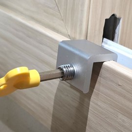 Window Frame Stopper - Single/Double Hole - Anti-Opening, Anti-Slip & Fall Prevention Safety Device Protection 3ea