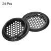 sourcing map 24Pcs Air Vents Circular Soffit Vent 50mm/2" Stainless