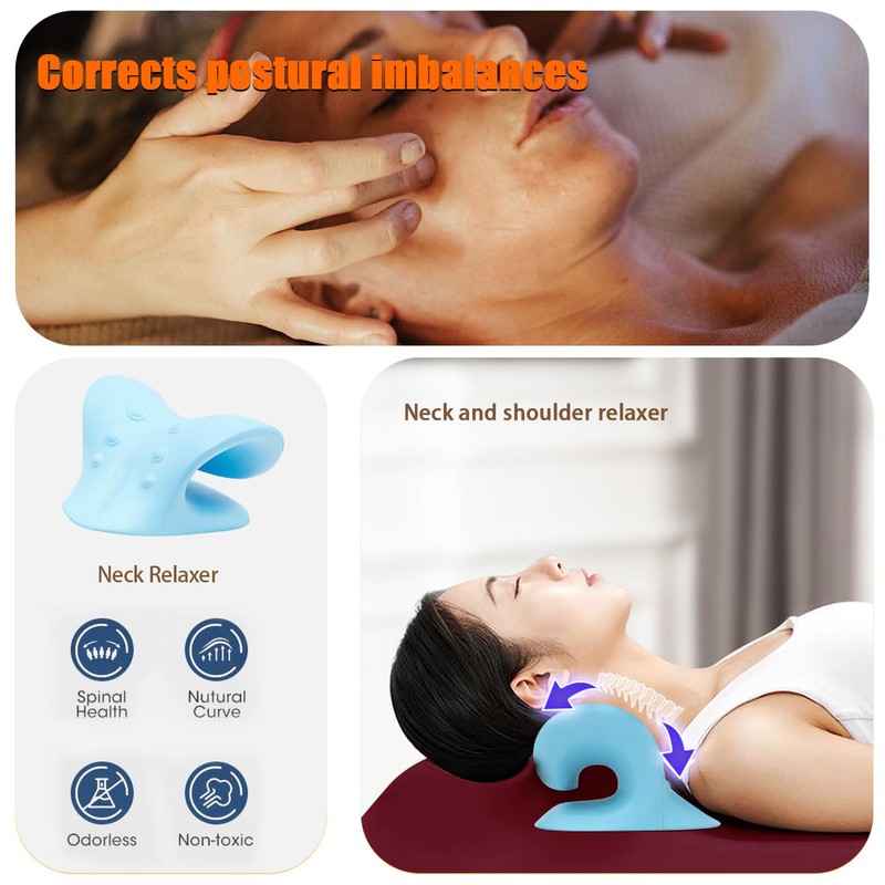 VIRRMO Portable Massage Table with Neck Stretcher, 84 inch Adjustable