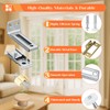 KOVOSCH 24-Inch Bifold Door Hardware Kit with Track, Closet Door