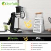 CHEFOLLA Multifuncional Cortador de Verduras,Mandolina Rallador de Verduras