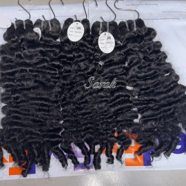 Raw Vietnamese Hair Vendor Cuticle Aligned Burmese Curly Natural Wave Unprocessed Single Donor Raw Cambodian Human Hair Bundlescolor: 1pcs bundle Straight, Stretched Length: 18 Inches