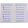 Okusuri Zakka Blood Pressure Notebook, Rainbow, Numerical Type, Set of