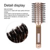 Anti-Static Hairdressing Comb, Double-Sided Nylon Bristle Hair Brush Styling Comb