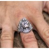 Treasure Bay Biker Skull Ring - Chunky 925 Sterling Silver