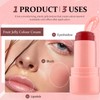 SELINE GIRL Jelly Blush Stick, Cream Blush & Tool 2-IN-1,