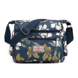 YYW Women's Cross-Body Bag with Multi Pockets, Shoulder Satchel for Daily Use, Waterproof, Large Capacity, Trendy - Fallen Leaves