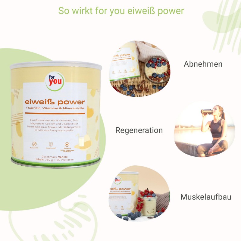 Strunz for you Power Protein Vanilla (1 x 750g)