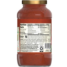 Prego+ Hidden Super Veggies Traditional Italian Tomato Sauce, 24 Ounce Jar (Pack of 6)