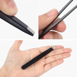 Straight metal tweezers, eyebrow grooming, fishing bait tongs / 일자형 메탈 쪽집게 핀셋 눈썹정리 낚시미끼집게
