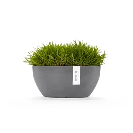 Sofia Flower Pot Collection - Designer Planter for Small Spaces Made of Recycled Plastic, Robust and Weatherproof