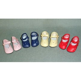 Monique 1 Pair Dainty YELLOW MARYJANE DOLL SHOES 58mm for Crissy Velvet Cinnamon