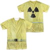 Hazmat Suit Front Back Print 100% Polyester Adult Costume T