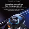 Bluetooth Car Adapter FM Transmitter Wireless FM Radio Adapter Dual