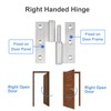 Lift Off Hinge 3" Stainless Steel Door Hinges, 6 Pack