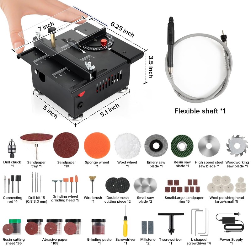 Mini Multi Functional Table Saw, mini Table Saws for Crafts,