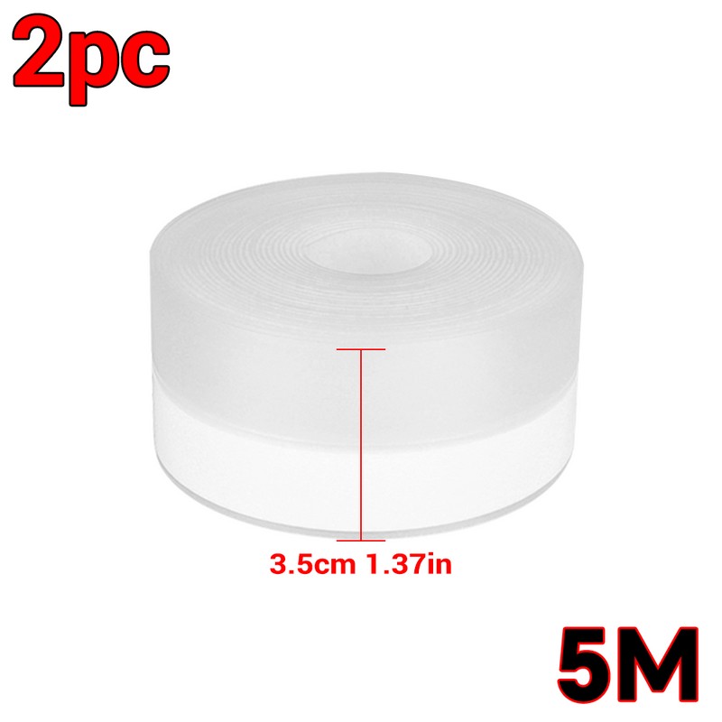 Transparent Door Weather Stripping Seal for Gaps – Flexible Self-Adhesive