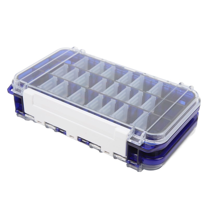 Fishing Lure Box Double Sided Detachable Transparent Waterproof Multi Purpose