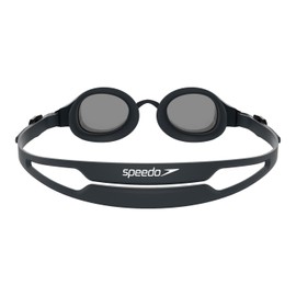 Speedo Unisex Erwachsene Hydropure Optical Schwimmbrille, Schwarz/Smoke, 5.5