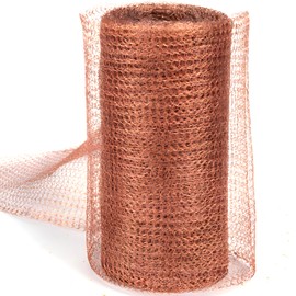 Kupferband Gegen Schnecken,Schneckenschutz 12.7cm x 10m Schneckenzäune,Kupfernetz Mesh Rolle Pflanzenschutz für Haus und Garten,Mäuse Abwehr