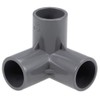 TA-VIGOR 10Pcs 20mm PVC Pipe Fittings, 3 Way Elbow Tee