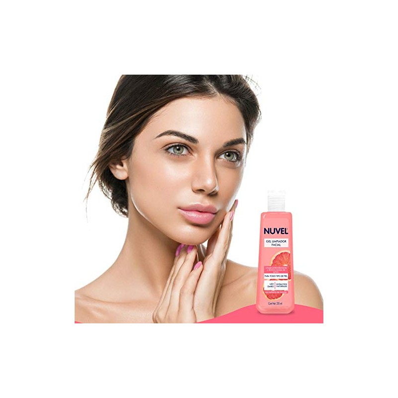 Gel Limpiador Facial Nuvel | Con Extracto de Toronja Natural
