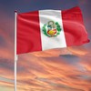 3x5 Foot Peru Flag Brightly Coloured Peruvian Flags Celebration Parade