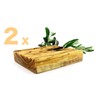 2 Pieces Natural Olive Wood Soap Dish Natural Wood Sink