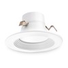 Maxlite RR410UCSW 4 Inch 10W LED Residential Retrofit Downlight, Dimmable,