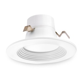 Maxlite RR410UCSW 4 Inch 10W LED Residential Retrofit Downlight, Dimmable, CCT Selectable, White Finish - 2700K, 3000K, 3500K, 4000K, 5000K, 650 Lumens, 120V