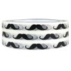 Wrapables Colorful Patterns Japanese Washi Masking Tape, Mustaches