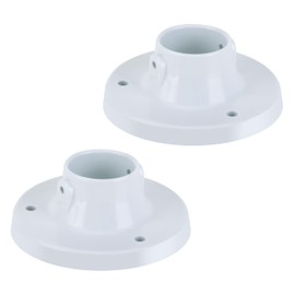 2 Pack Above Ground Pool Ladder Deck Flange, Deck Flange for Pool Ladder Installation, Suitable for InnovaPlas LumiO Pool Ladder Deck Flange Replacement Parts, Compatible with LumiO 99.0003