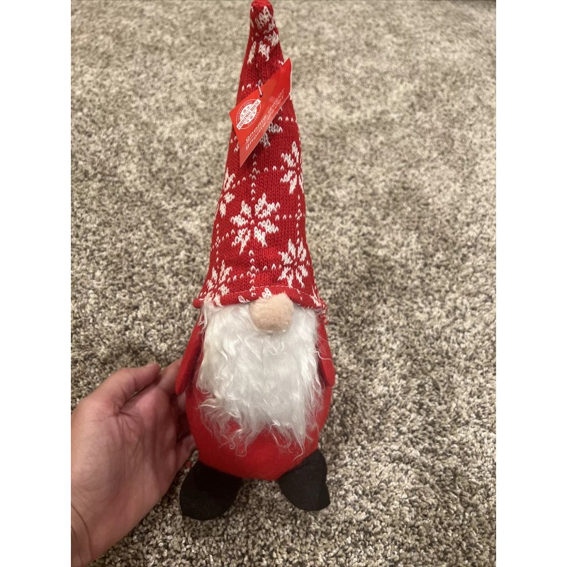 christmas house gnome Red & White-decor christmas gnomes- NWT