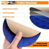 6 Inch (150mm) 7000 Grit Sanding Discs, Waterproof Hook &