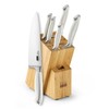 Cooks Standard Kitchen Knife Set with Block 6-Piece, Stainless Steel
